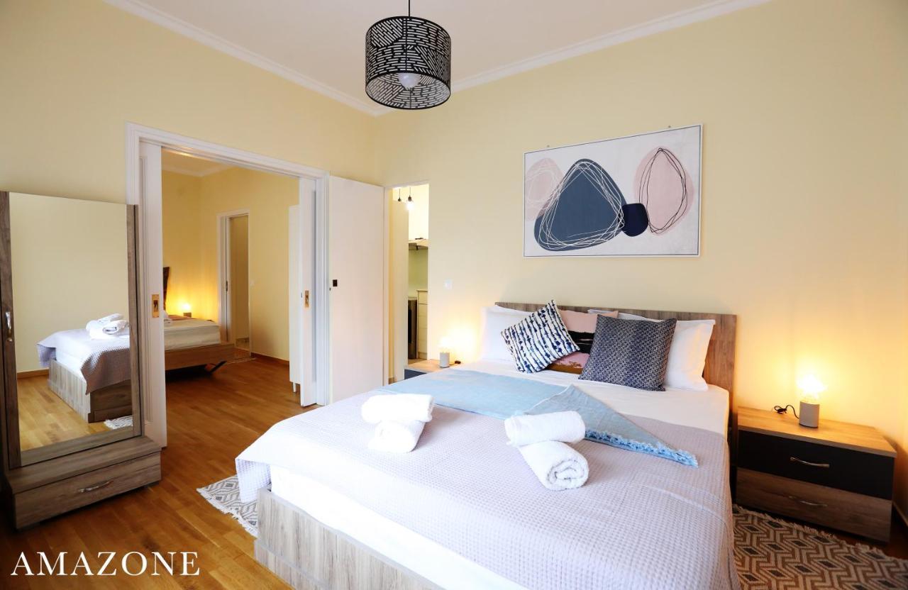 Melma Properties-Amazone-Premium Apartment In Piraeus Center Eksteriør bilde