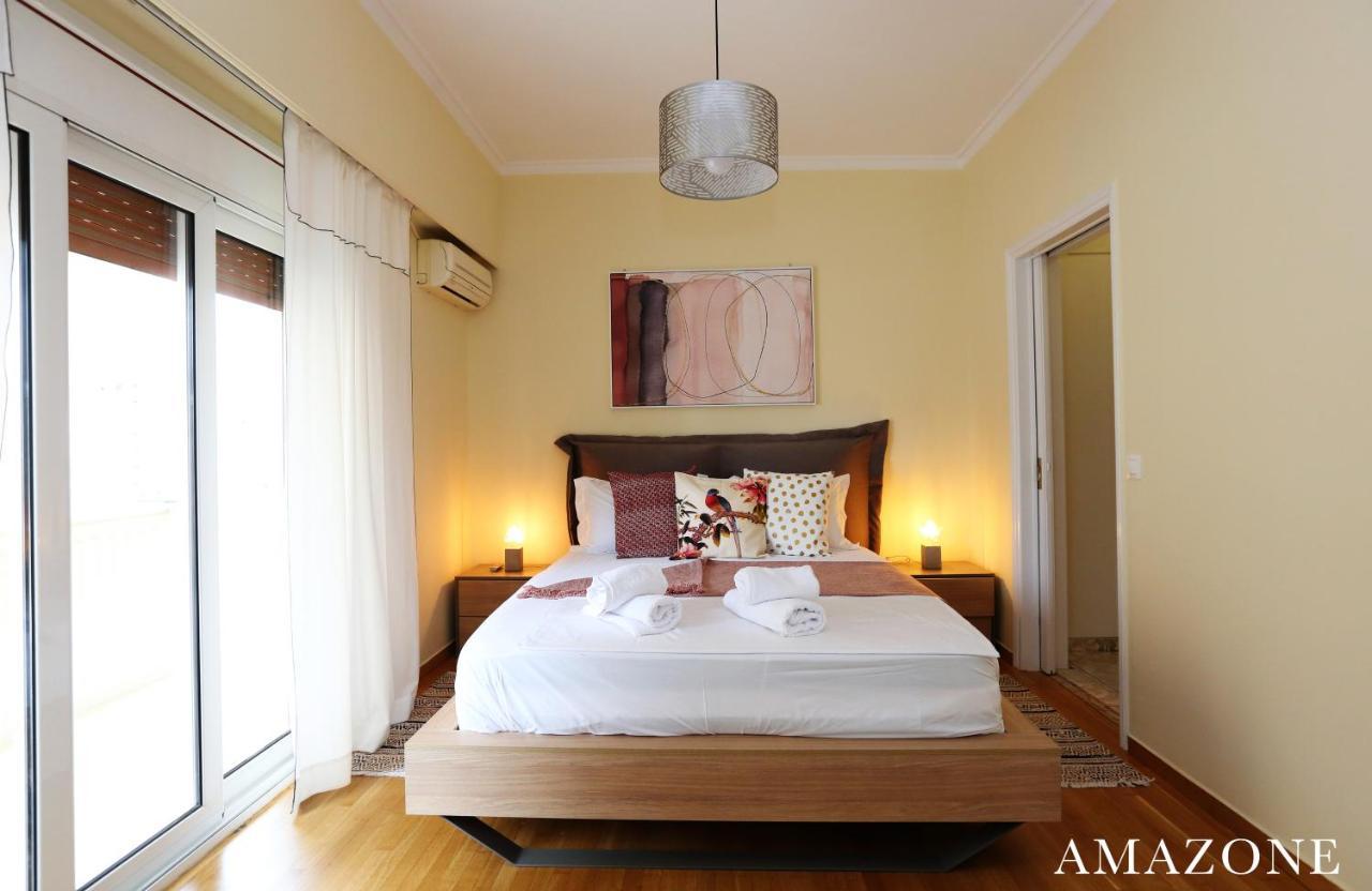 Melma Properties-Amazone-Premium Apartment In Piraeus Center Eksteriør bilde
