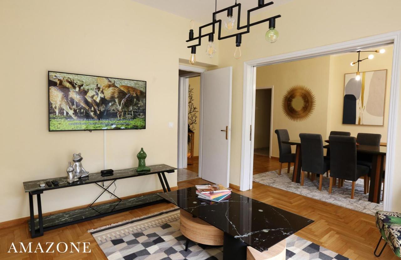 Melma Properties-Amazone-Premium Apartment In Piraeus Center Eksteriør bilde